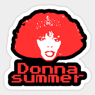 Donna summer ||| 70s retro design Sticker